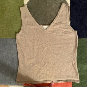 Falls Creek oatmeal knit tank top size small